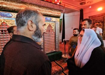 Dr Darakhshan Reviews Muharram Arrangements at Zadibal Imambara