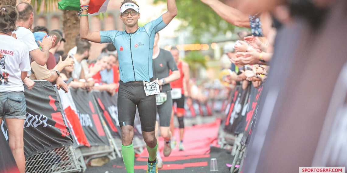 Dr. Bishwa Nath Tiwari completed 4th time Ironman Championship