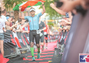 Dr. Bishwa Nath Tiwari completed 4th time Ironman Championship