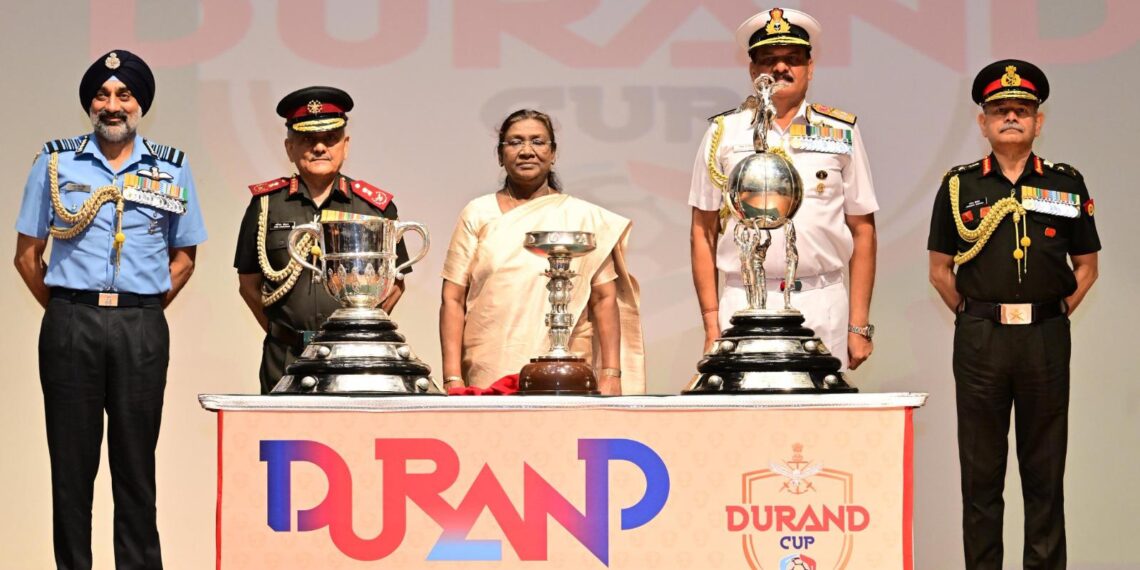 President of India Flags Off 134th Durand Cup Trophies in a Grand Ceremony at Rashtrapati Bhawan