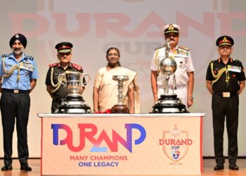 President of India Flags Off 134th Durand Cup Trophies in a Grand Ceremony at Rashtrapati Bhawan