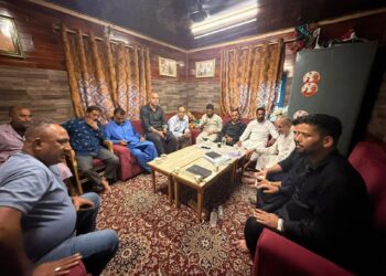 BJP Lal Chowk Constituency Holds Office Bearers Meeting to Strengthen Grassroots Structure