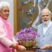 LG Sinha calls on PM Modi in Delhi