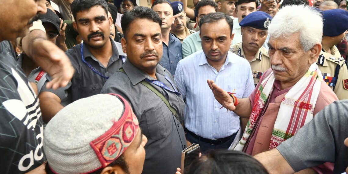 Amarnath Yatra-2025: LG Sinha visits Yatri Niwas at Bhagwati Nagar Jammu, reviews arrangements for Pilgrims