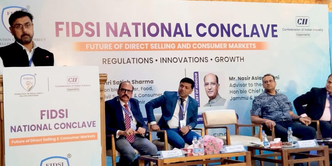 Minister Satish Sharma Bats for Direct Selling as Engine of Growth and Youth Empowerment in J&K