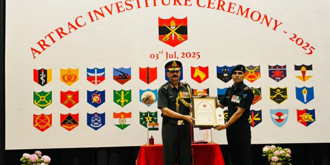 Army Commander Felicitates Top Training Units, Officers at ARTRAC Ceremony in Shimla