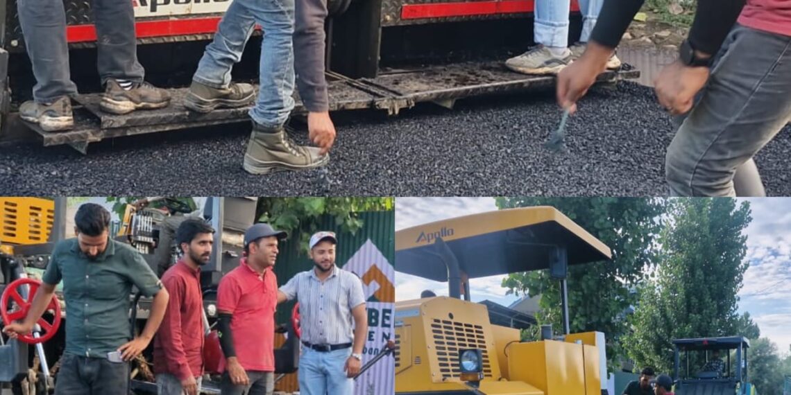 Macadamization Work Commences in Naninara Sumbal; Locals Appreciate Efforts of R&B Division Sumbal.