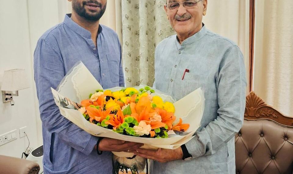 Er. Aijaz Hussain Meets Hon’ble LG UT of Ladakh Shri Kavinder Gupta in New Delhi.
