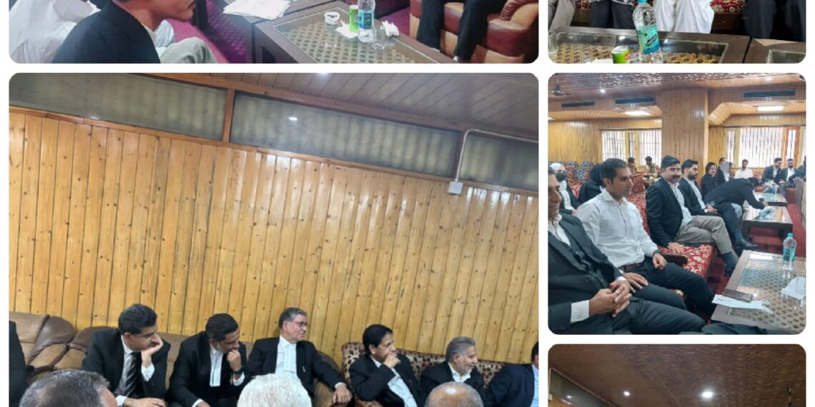 Justice Wasim Sadiq Nargal Interacts with Legal Fraternity at High Court Srinagar