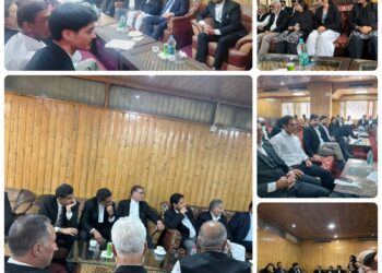 Justice Wasim Sadiq Nargal Interacts with Legal Fraternity at High Court Srinagar