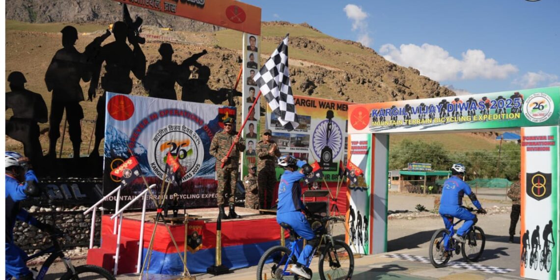 From Siachen to Dras: Indian Army’s Mountain Terrain Cycle Expedition Concludes with Patriotic Zeal