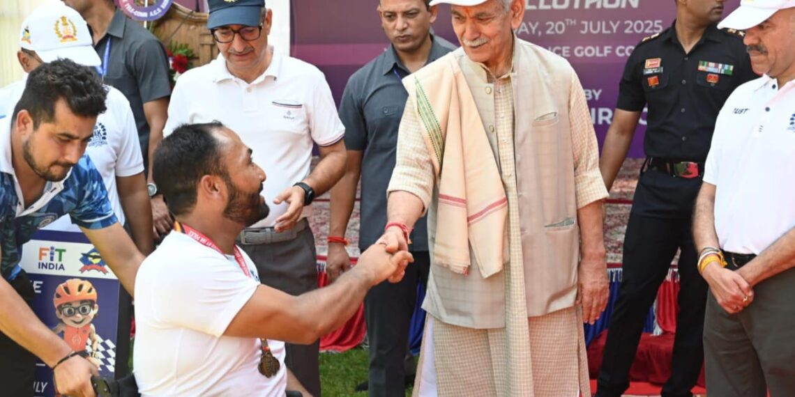 Pedal Through Paradise Symbolises New J&K: LG Manoj Sinha