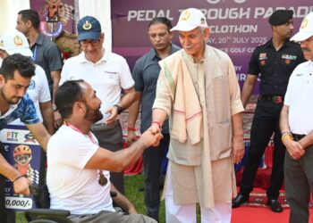 Pedal Through Paradise Symbolises New J&K: LG Manoj Sinha