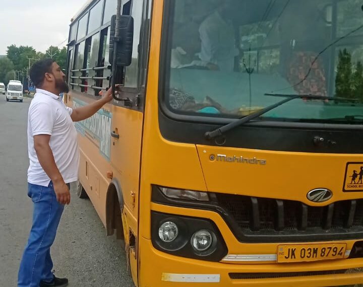 Three Vehicles Seized, 26 Blacklisted During Transport Safety Drive in Anantnag