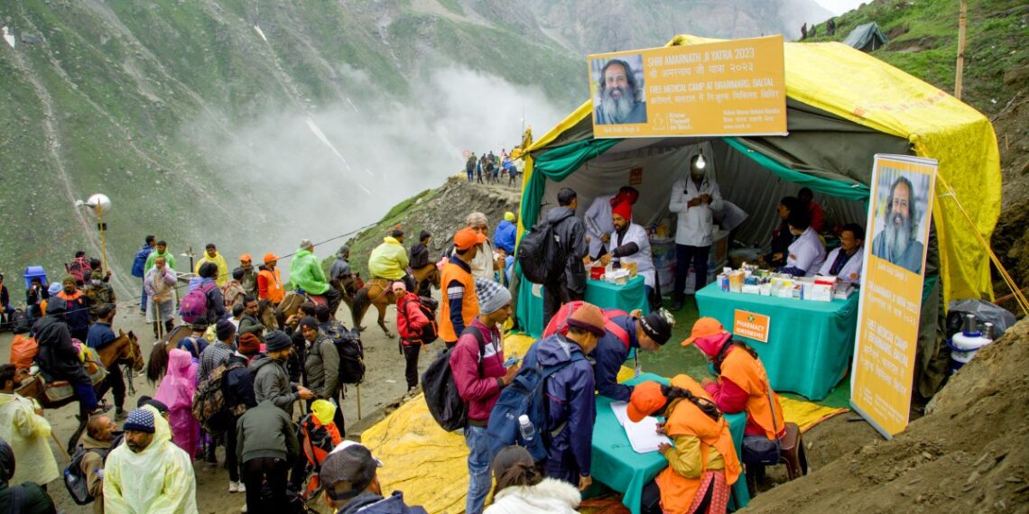MEDICAL ASSISTANCE CATERED ALONG THE PAHALGAM AXIS AND REST & RECOUP ARRANGEMENTS FOR THE YATRIS