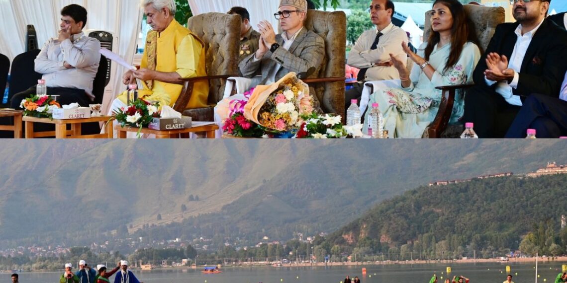 CM Omar Abdullah hails inaugural Khelo India Water Sports as “yet another historic sports event in J&K”