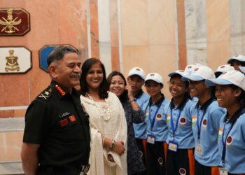DWEEP SE DELHI – ARMY CHIEF INSPIRES TRIBAL STUDENTS OF ANDAMAN & NICOBAR ISLANDS