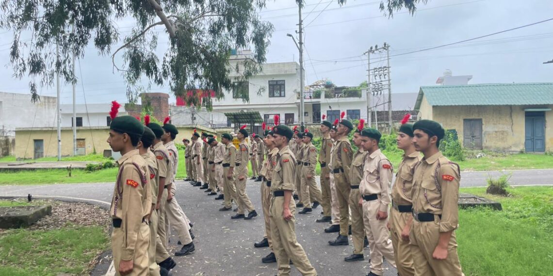 COMMENCEMENT OF ANNUAL TRAINING CAMP OF 3 J & K BN NCC AT ZORAWAR TRAINING ACADEMY, UDHAMPUR