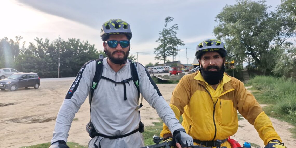 Two Youth From Sumbal Completed Cycling Journey from Sumbal to Gurez, Inspire Youth Towards Sports and Away from Drugs.