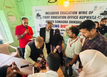 Special Distribution Camp at Boys High  School Tangdar, Assistive Devices Provided to Children with Disabilities