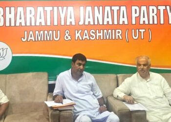 Ashok Koul Chairs BJP District Meetings in Srinagar