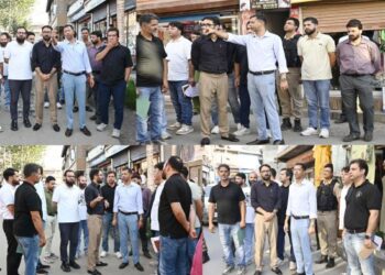 DC Shopian inspects vital roads of Town Shopian
