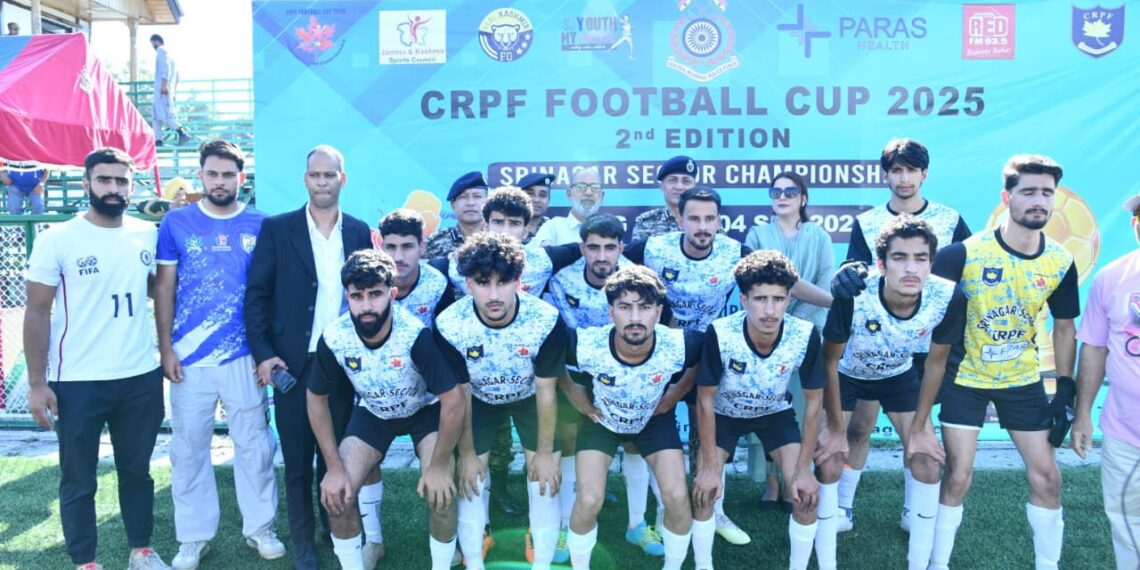 2nd Edition CRPF Football Cup 2025 kicks off with enthusiasm and sporting spirit