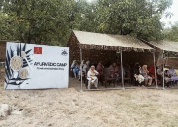 Chinar Corps Hosts Ayurveda Medical Camp, Extending Holistic Care to Keegam Villagers