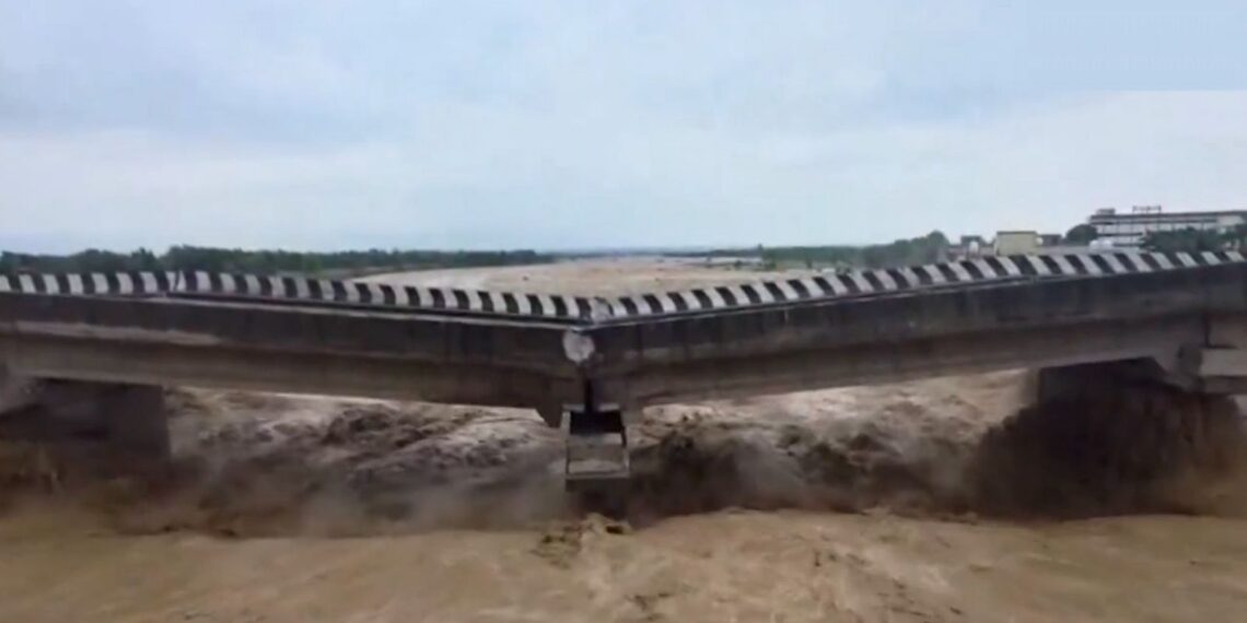 Record Rainfall Triggers Flood Threat in Jammu; Ujh River Breaches Danger Mark