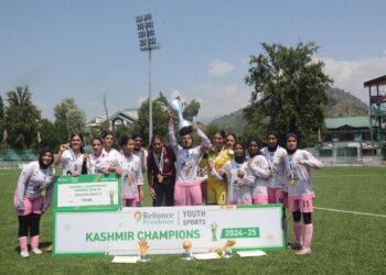Downtown Heroes FC Lift RFYS U19 Girls’ Football Trophy in Kashmir