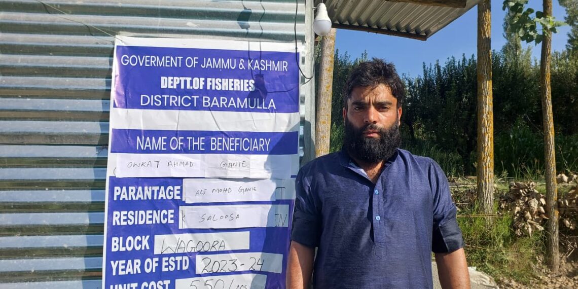 Baramulla Youth Turns to Trout Farming, Finds Stability Through HADP Scheme