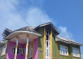 Fire Damages Roof-Top of House in Sopore Fire