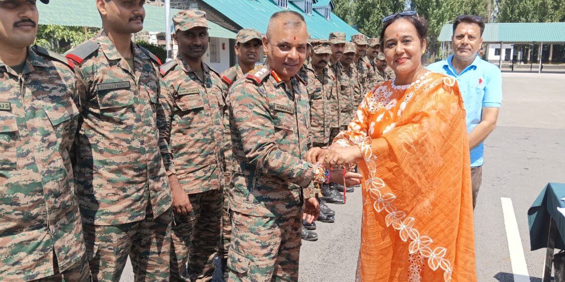 Threads of Gratitude: Khaki Ki Rakhi Brings Smiles and Pride to 110 Infantry Battalion (TA) MADRAS