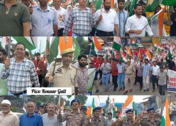 Patriotic Spirit Soars as Qazigund Hosts Grand Tricolor Rally