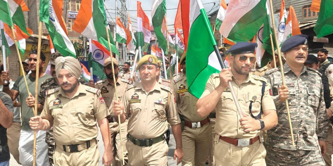 Tiranga Rally Brings Patriotic Fervour to Downtown Srinagar
