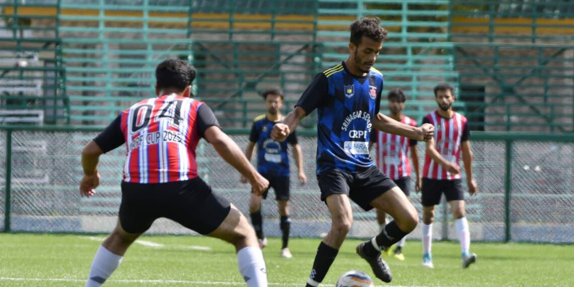 Quarterfinals deliver thrilling action. Semi-Final lineup takes shape in the 2nd Edition CRPF Football Cup 2025
