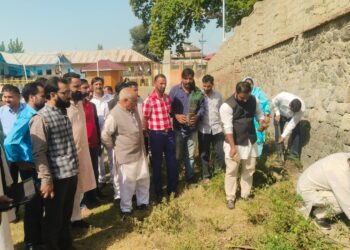 BJP Launches Plantation Drive in Bandipora Under Seva Pakhwada