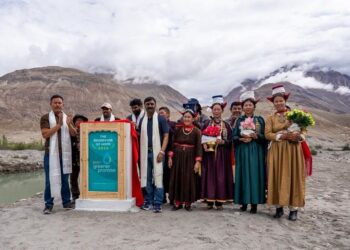 Bisleri International, LAHDC and Ladakh Marathon Restore a 12 Lakh Litre Water Reservoir in Ladakh’s Nubra Valley