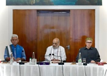 HM Amit Shah Reviews Flood-Hit Areas, CM Omar Hails Centre’s Seriousness