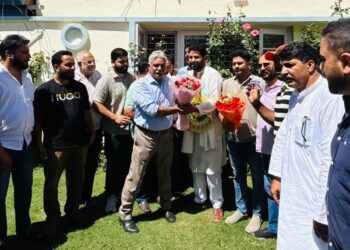 Er. Aijaz Hussain Felicitated on His Nomination as Co-Incharge Minority Morcha, J&K