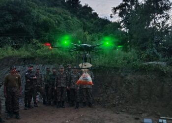 Drone Operation by Army Brings 300 Kg Essential Supplies to Flood-Isolated Chilla Village