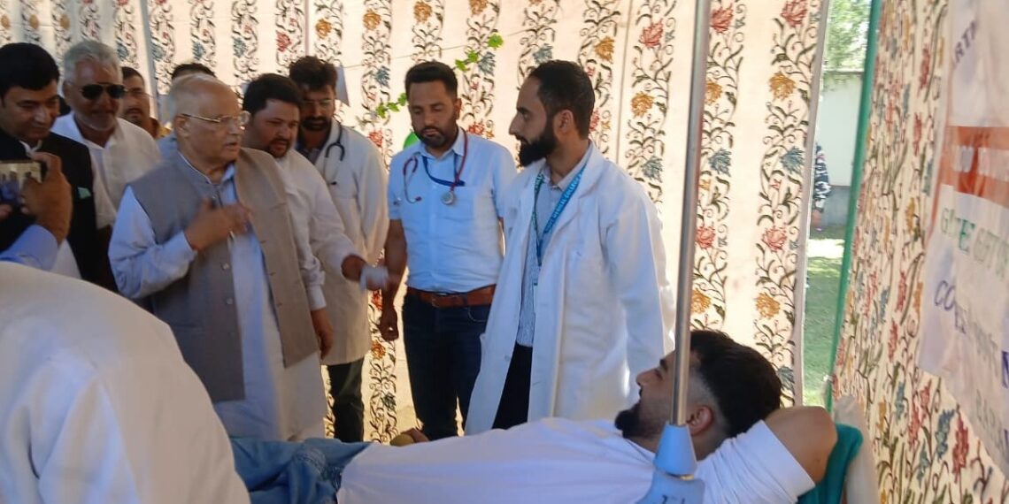 BJP Holds Valley-Wide Blood Donation Camps on PM Modi’s Birthday