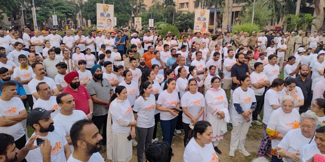 Thousands Join ‘Namo Yuva Run’ in J&K to Mark PM Modi’s 75th Birthday