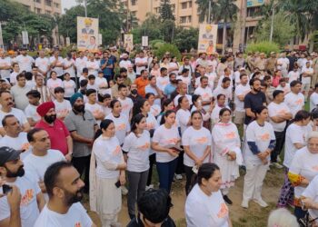 Thousands Join ‘Namo Yuva Run’ in J&K to Mark PM Modi’s 75th Birthday