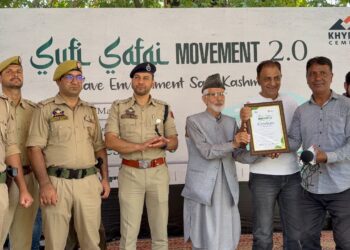 Khyber Cement Sufi Safai Movement 2.0; Historic Mega Cleanliness Drive Held at Shehr-e-Khaas, Maharaj Gunj,Srinagar