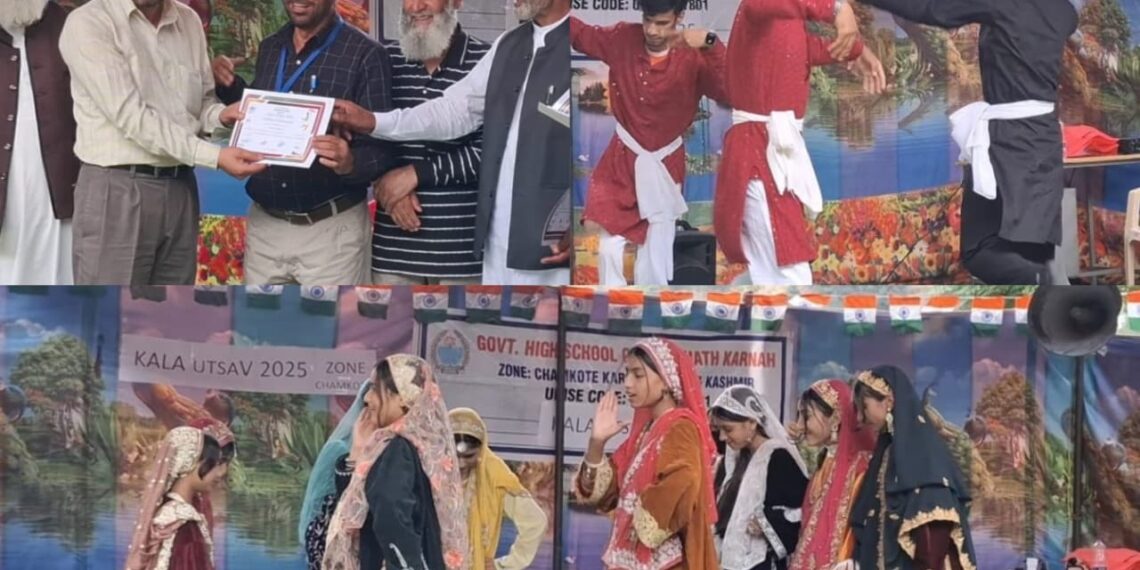 Students Showcase Talent at Kala Utsav in Karnah’s Gundi Shath High School