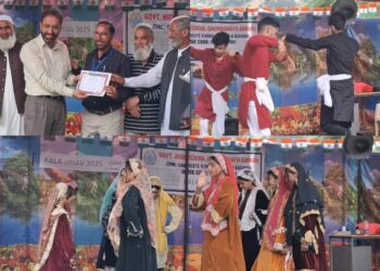Students Showcase Talent at Kala Utsav in Karnah’s Gundi Shath High School
