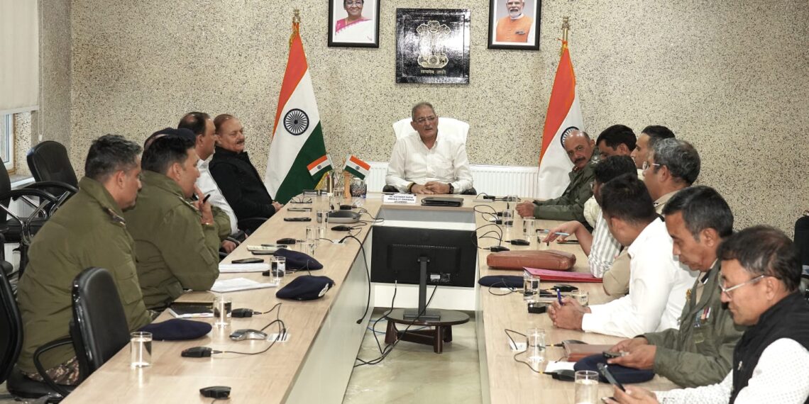 LG Ladakh Reviews Law & Order in Leh; Assures Full Protection of Ladakh’s Rights, Culture