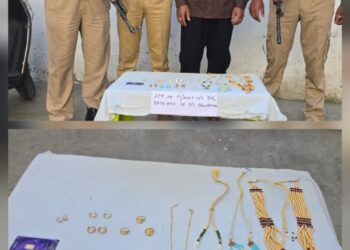 Nowhatta Burglary Cracked, Accused Held With ₹12 Lakh Gold Loot