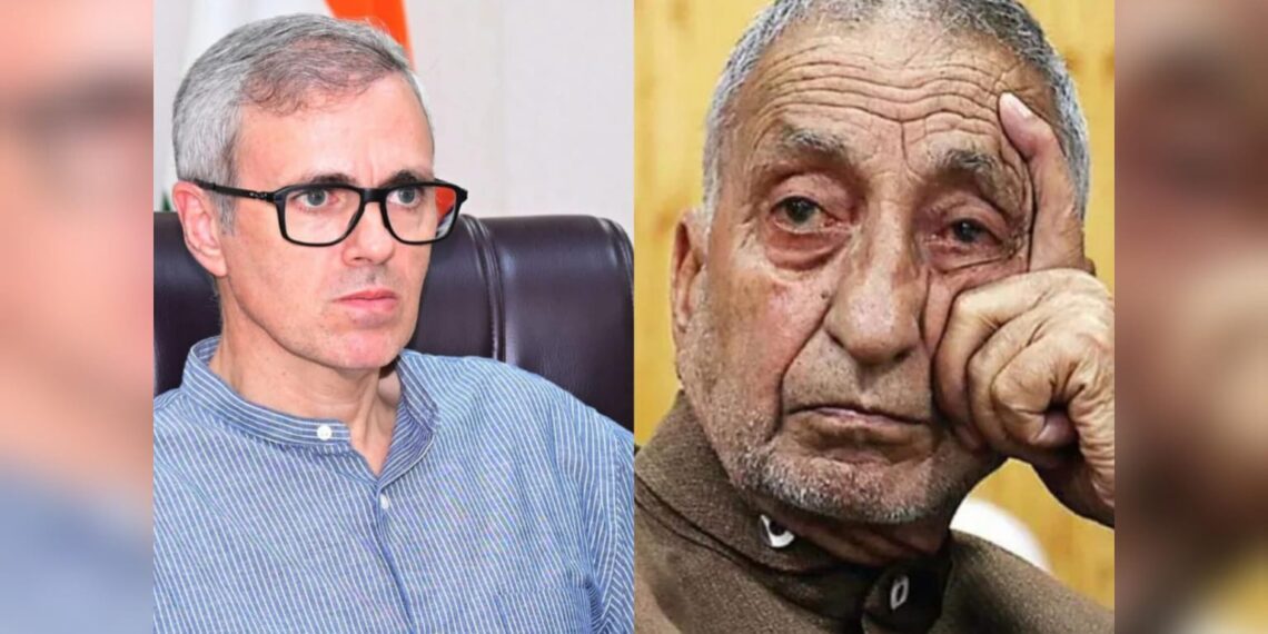 CM Omar Condoles Prof Ab Gani Bhat’s Demise Says Our Ideologies Were Poles Apart but He Always Chose Civility